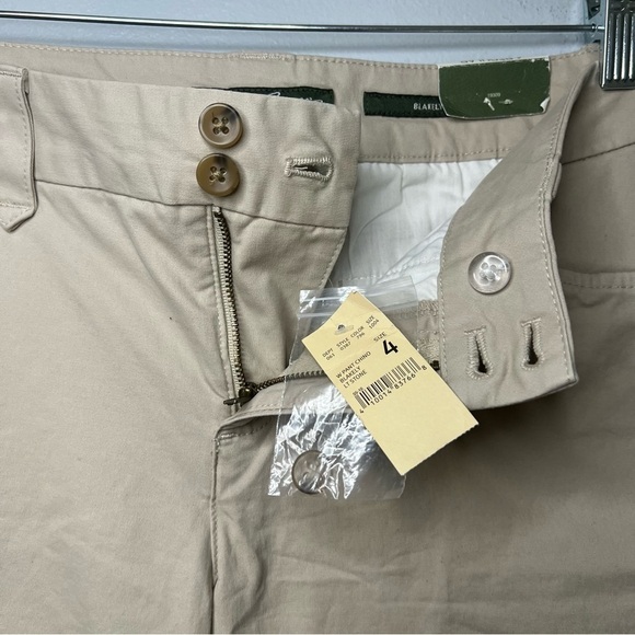 Eddie Bauer Blakely Fit Pants Women's Size 4 short tan Chino mid Rise Stretch - Picture 5 of 8